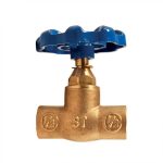 LLAVE DE PASO SO-SO 1/2" BR. C/ VASTAGO