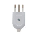 ENCHUFE MACHO CONVERTIBLE 2P+T 10A - 250V BLANCO