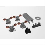 CORREDERA CLOSET DUCLOSET DOBLE KIT