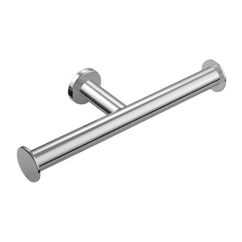 PORTA ROLLO PLASTICO CROMADO SET