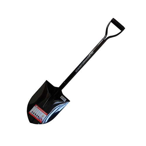 PALA PUNTA HUEVO MANGO METALICO