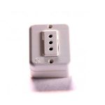 TOMA CORR. SOBREPUESTO SIMPLE 2T+P 10A-250V