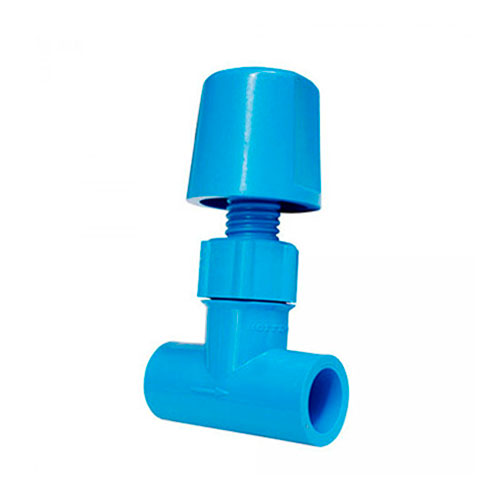 LLAVE PASO PVC 20MM CEM HIDRAULICA HOFFENS