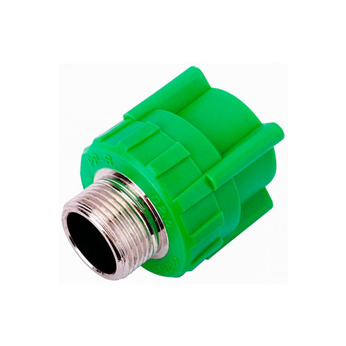 PPR TERMINAL 20 MM 1/2" HE ROSCA METALICA (4X25)