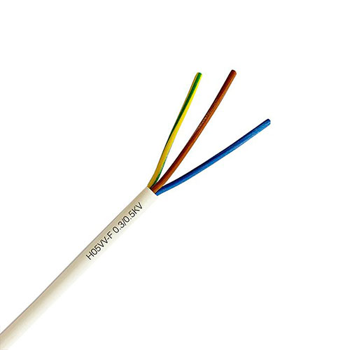 CORDON ELECTRICO 3 X 2.5M/M 100MTS BLANCO