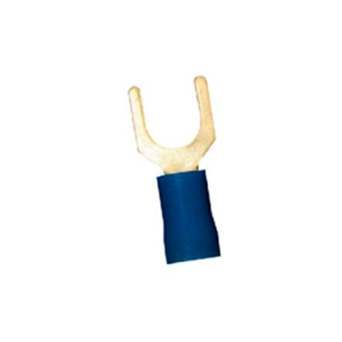 CONECTOR HORQUILLA AZUL (14-10) 100 UN