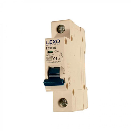 INT. AUTOMATICO LEXO C45N 1 X 16 AMP C 6KA UN