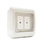 CASQUETE HIDROBOX TOMA CORRIENTE DOBLE 10A