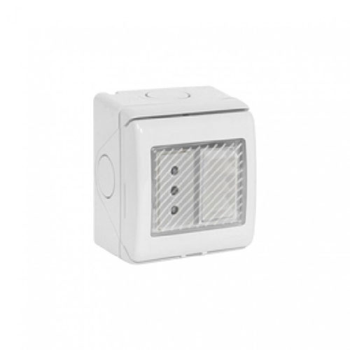CASQ.HIDROBOX INT. SIMPLE 9/12 + TOMA CORRIENTE 10
