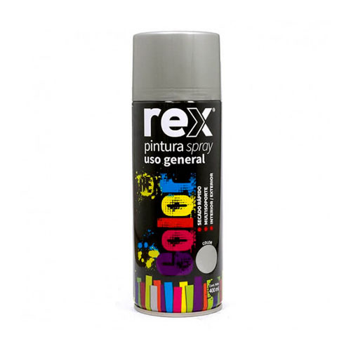REX PINTURA SPRAY GENERAL 400 ML ALUMINIO
