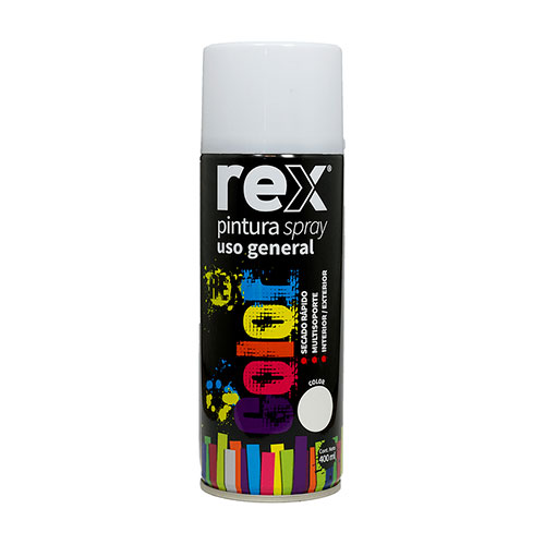 REX PINTURA SPRAY GENERAL 400 ML BLANCO MATE