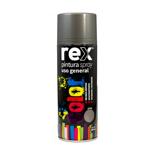 6001100000000.jpg REX PINTURA SPRAY GENERAL 400 ML GRAFITO - Imagen 1