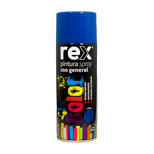REX PINTURA SPRAY METALICO 400 ML AZUL