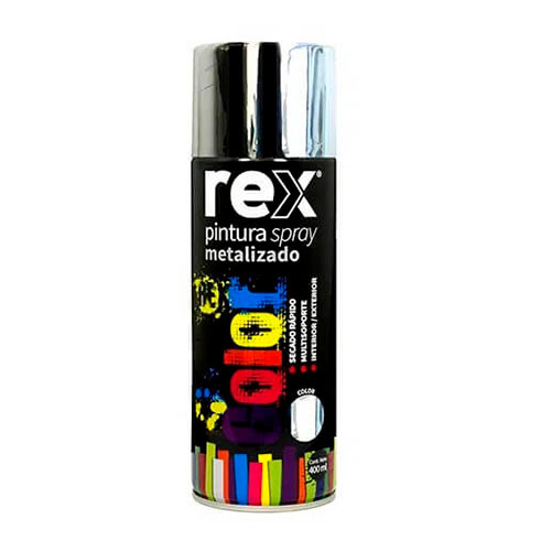6002300000000.jpg REX PINTURA SPRAY METALICO, CROMO 400 ML. - Imagen 1