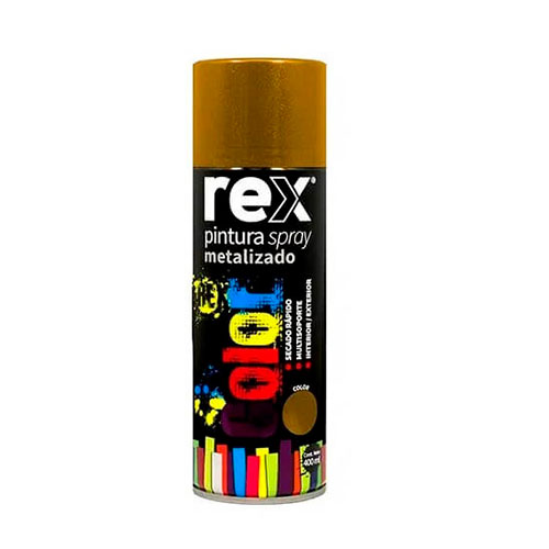 REX PINTURA SPRAY METALICO 400 ML ORO