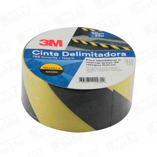 6063510000000.jpg CINTA DELIMITADORA AMARILLA NEGRA 766 50 MMX22,8MT - Imagen 1