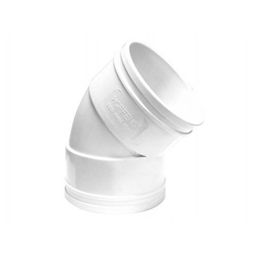 CODO CANALETA BLANCO 75 MM X 45° HOFFENS