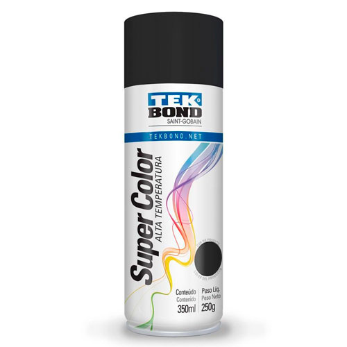 SPRAY TEK BOND USO GENERAL NEGRO MATE 350ML