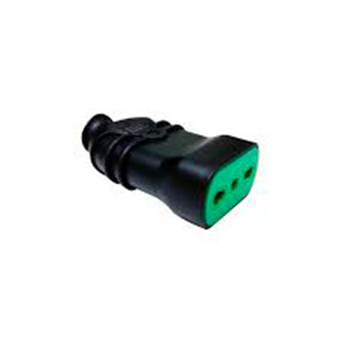 ENCHUFE HEMBRA VOLANTE 2P+T 10 A FANTON NEGRO