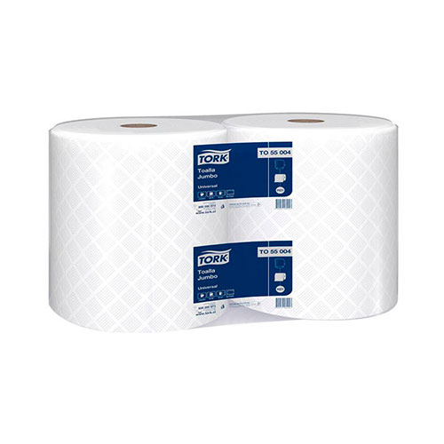 PAPEL TOALLA JUMBO TORK (2 ROLLOS X 250 MTS)