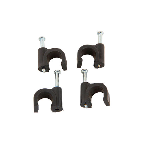 90RA000000000.jpg GRAPA CABLE COAXIAL 8MM NEGRO - Imagen 1