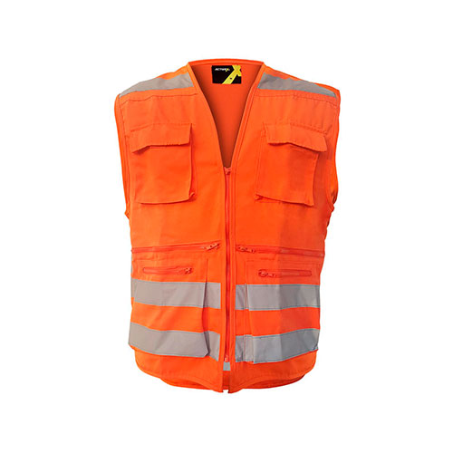 CHALECO GEOLOGO NARANJA L