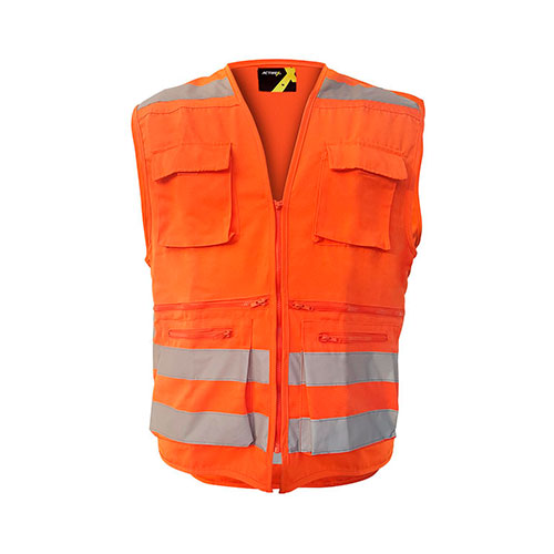 CHALECO GEOLOGO NARANJA M