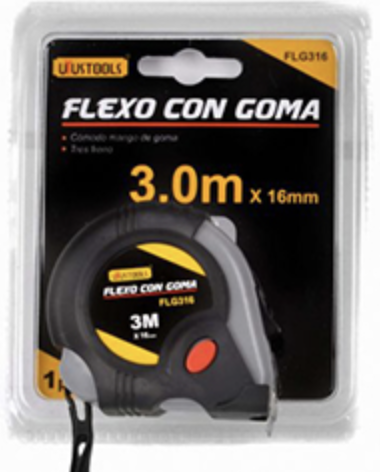 HUINCHA MEDIR FLEXO UYUSTOOLS 3 MTS UN