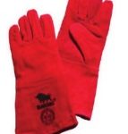 GUANTE SOLDADOR BLACK BULL ROJO PAR