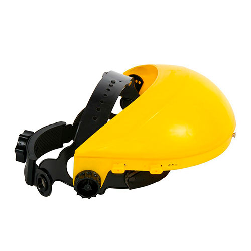 CASQUETE PORTA VISOR AMARILLO PARA CARETA UN
