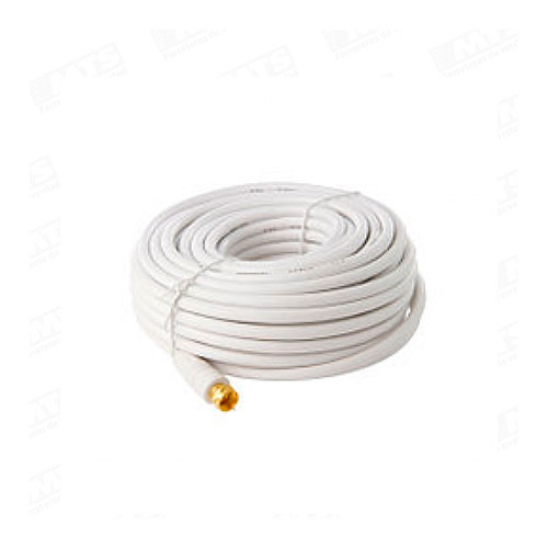 CABLE COAXIAL C/TERM. BLANCO 1 MT.