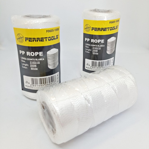 LIENZA CARPINTERA BLANCA 200 MTS.