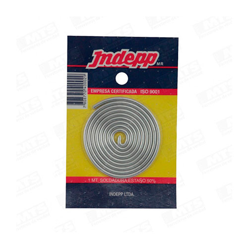 SOLDADURA DISPLAY 1 MT S/PASTA INDEPP
