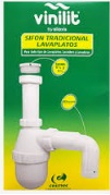 SIFON LAVAPLATOS 1 1/2-1 1/4 X40MM S/CURVA VINILIT