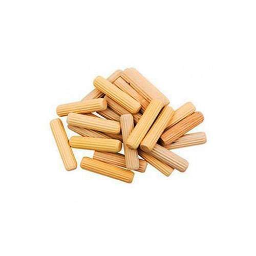 TARUGO DE MADERA 45MM X 6MM ESTRIADO (100UN)