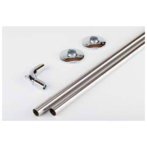 TUBO CROMADO 19 MM 2.5 MT C/FLANCHE UN