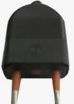 ENCHUFE MACHO CONVERTIBLE 2P 10A - 250V NEGRO